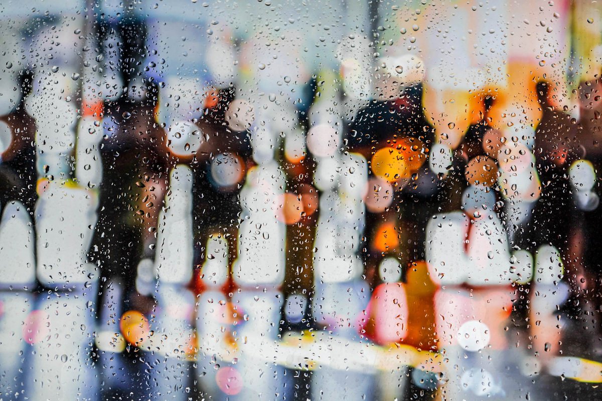 Abstract Cityscapes Photograph By Sven Pfrommer, 47 X 31", Rainy Days In Saigon I, Original Artwork