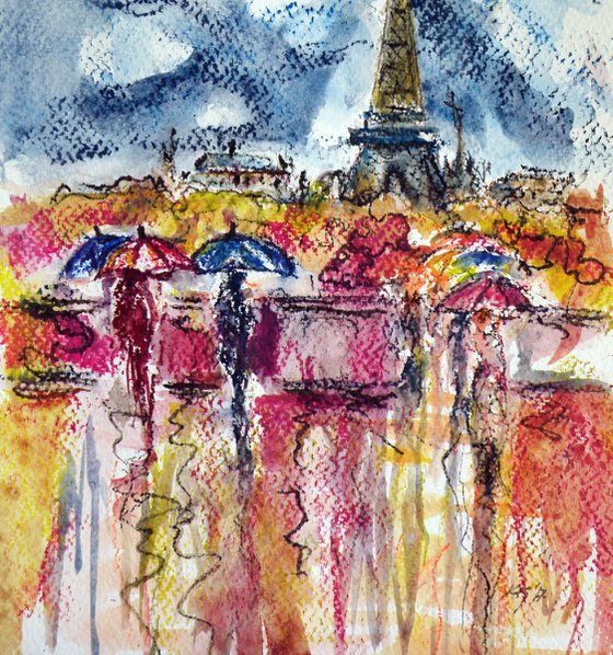 Paris in rain II