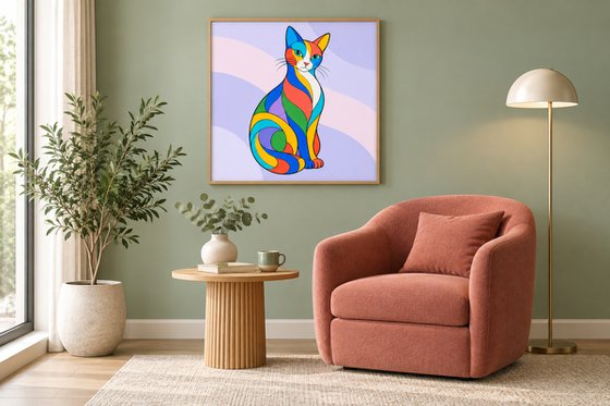 Colorful Cat #05