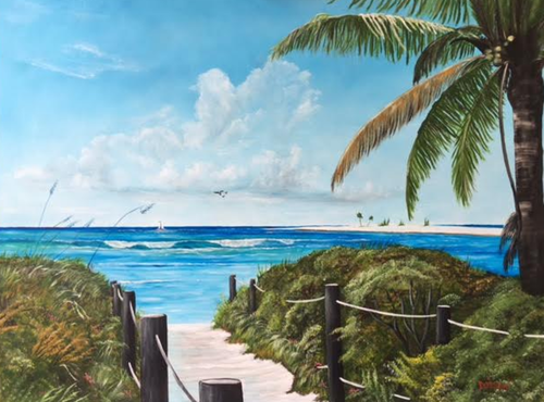 Paradise Beach Access by Lloyd Dobson