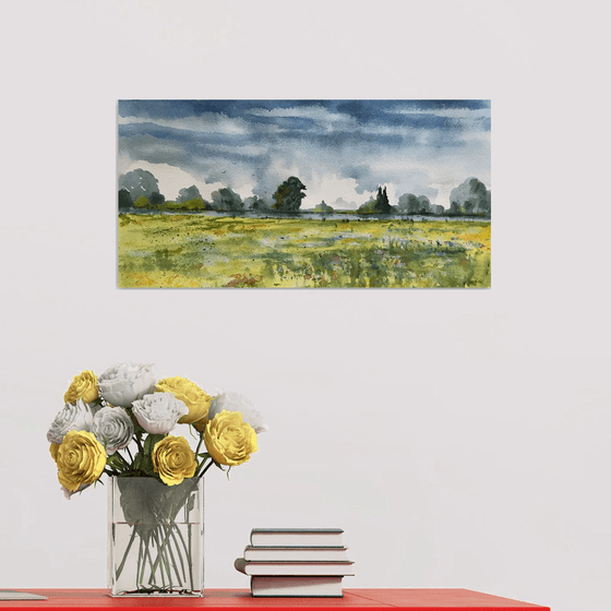 Meadow by the river