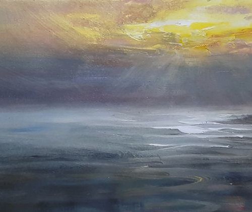 " Haze over the lake " SPECIAL PRICE!!! by Ivan  Grozdanovski