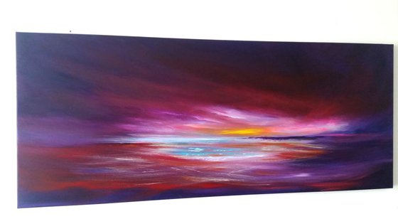 Colours for the Soul - Purple PANORAMIC Seascape