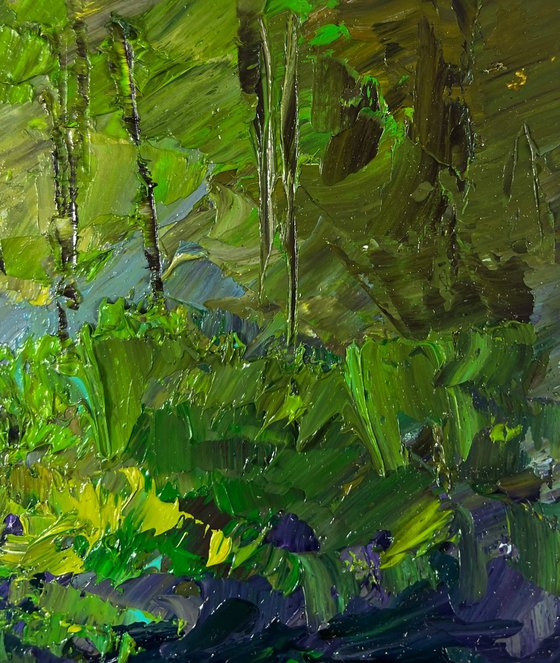 Crystal Water among Rocky Giants