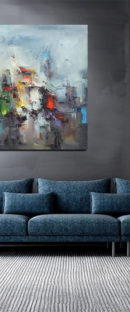 worlds, Original oil painting by Stanislav Lazarov