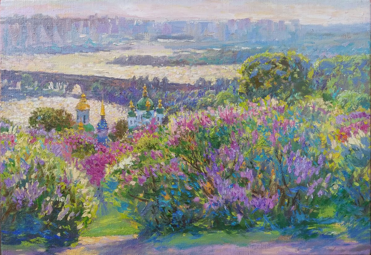 Buzkovy Garden On The Skhila Of The Dnieper By Svitlana Gunchenko, 18 X 13, Artwork For Sale On Artfinder
