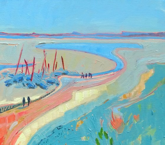 Overlooking the Coastal Path from Blakeney to Cley