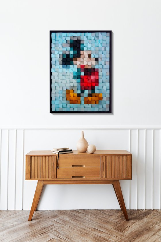 Wooden Wall Art "Mickey Mouse"