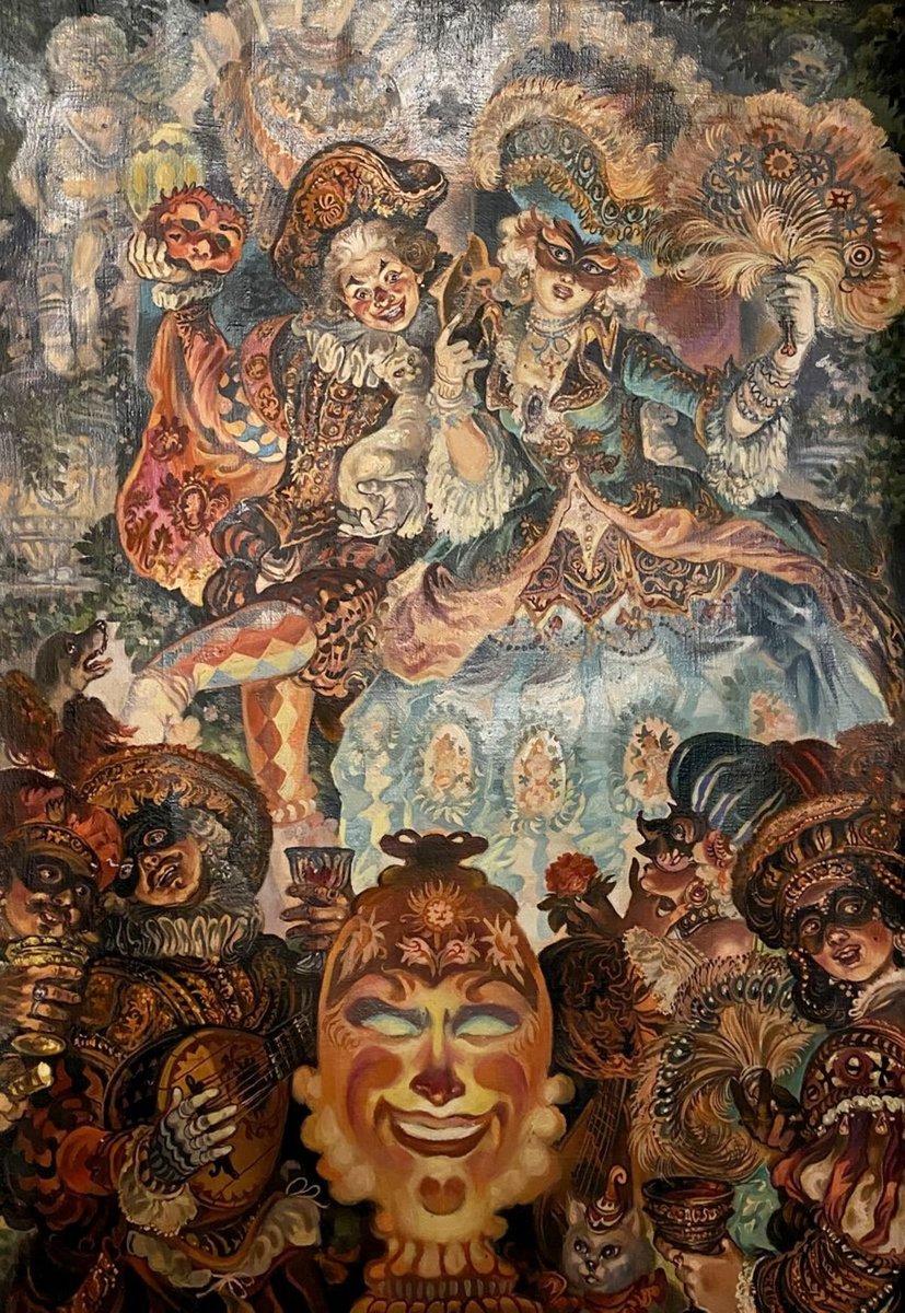 18th century masquerade by Oleg and Alexander Litvinov