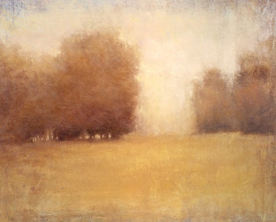 Oak Trees 200929 tonal impressionist landscape tree painting