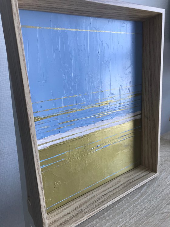 Interior Art Abstract painting “seaside sunset”