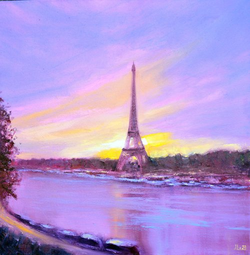 Dawn in Paris by Elena Lukina