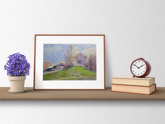 Spring on European street