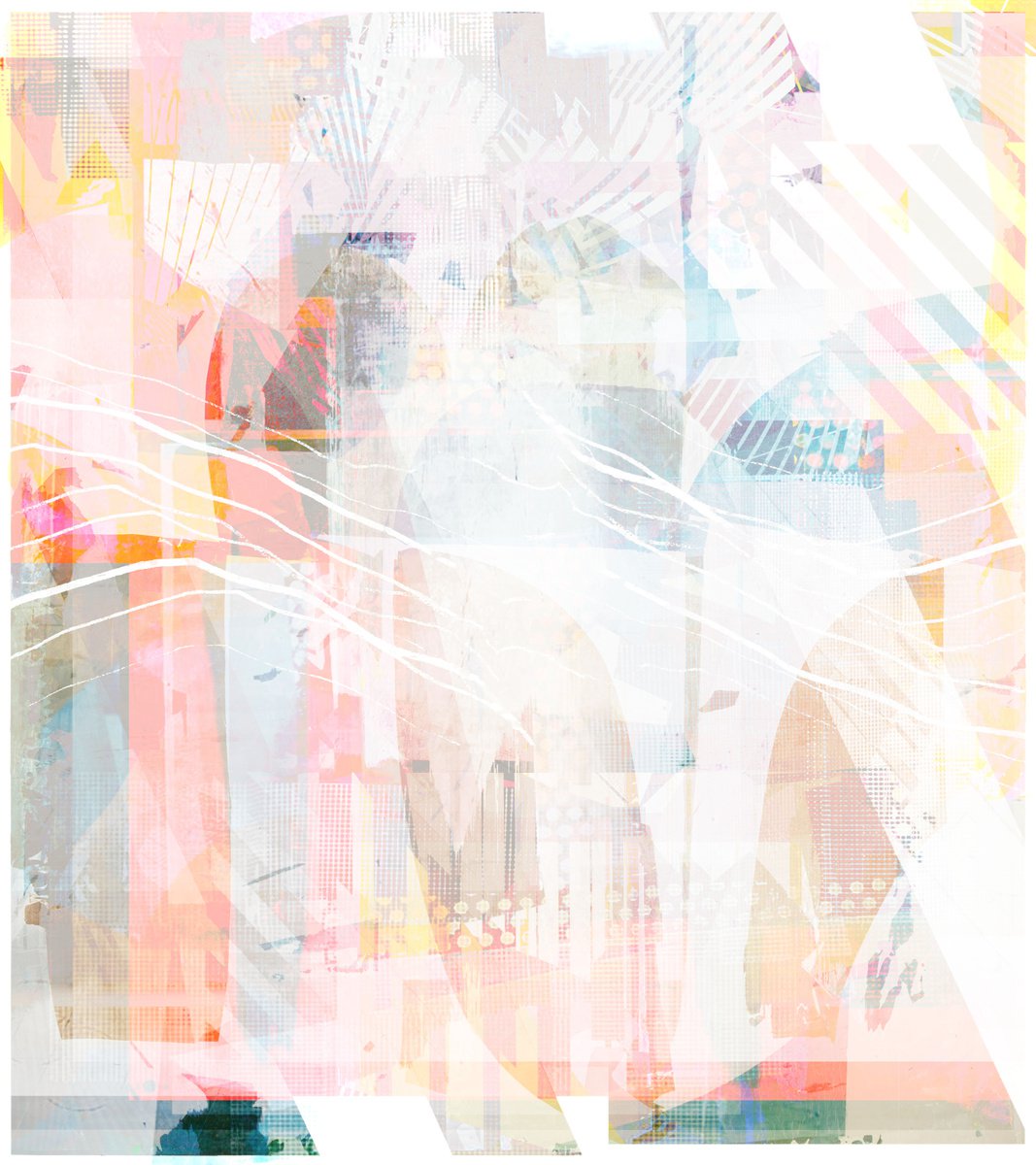 Abstract Limited Edition Print By The Most Active, 17 X 19", Shared Sunrays, Original Artwork