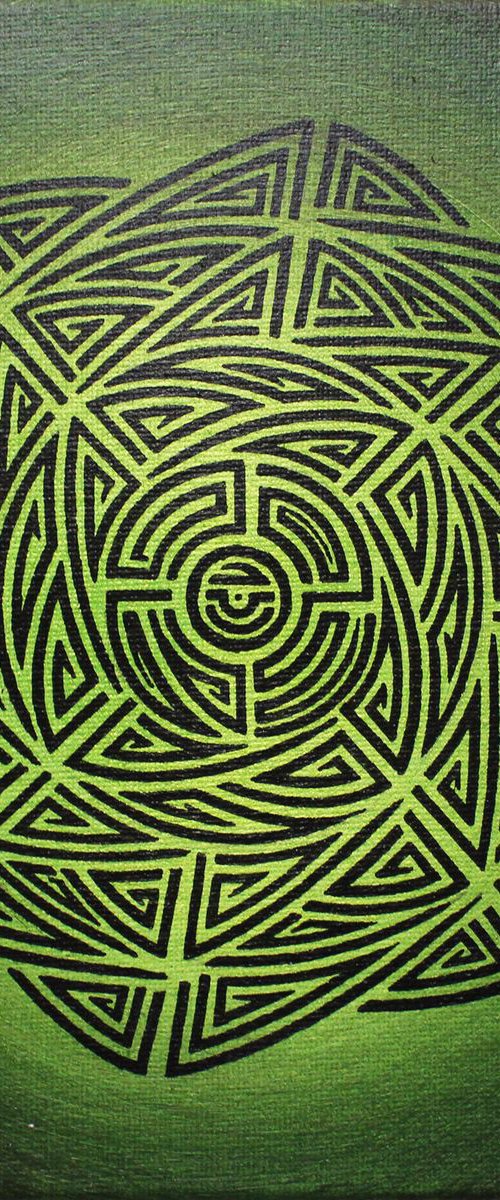 Tribal green by Jonathan Pradillon