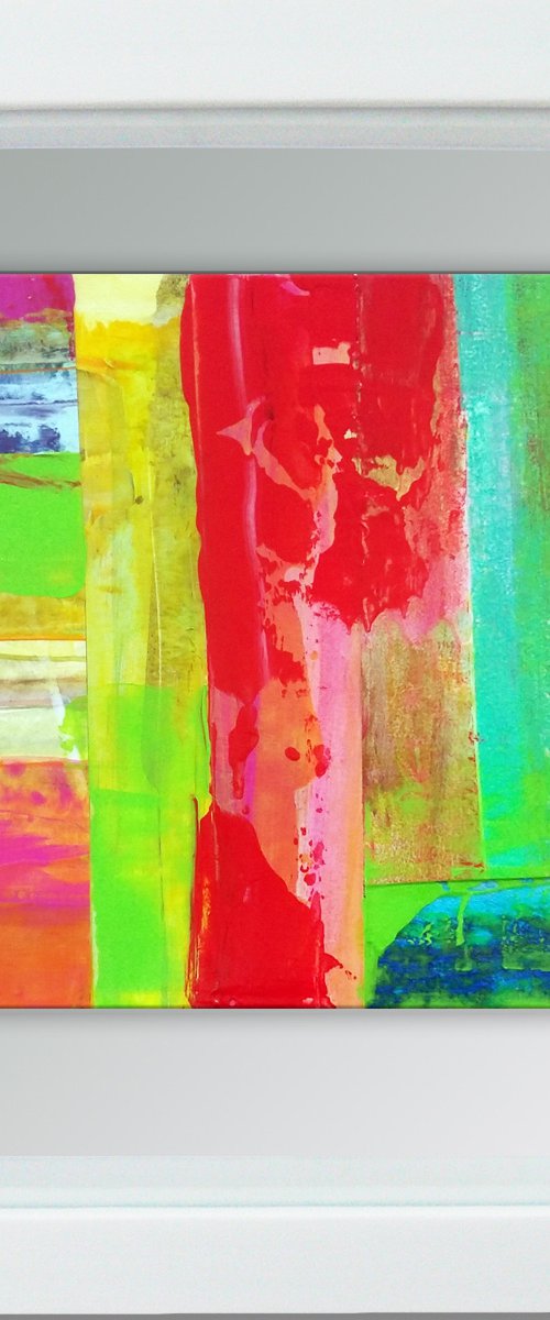 Framed ready to hang original abstract  - Feedback #8 by Carolynne Coulson