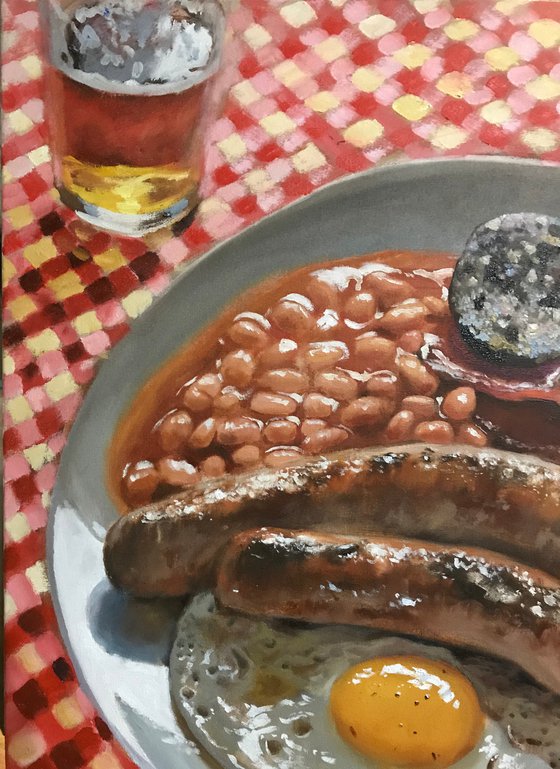 Full English with Beer