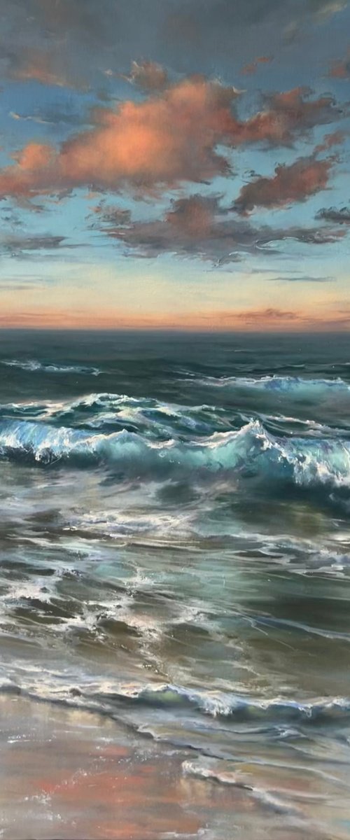 Dreamy Afternoon - ocean scape by Alesia Yeremeyeva