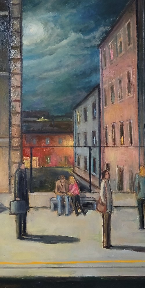 On the platform by Massimiliano Ligabue