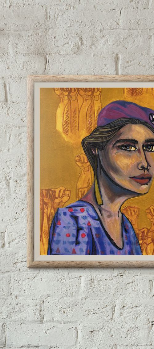 Iris Morales (Young Lords Party Series) by KIMI KAA