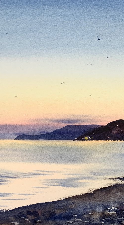 Sunset in Gelendzhik by Eugenia Gorbacheva