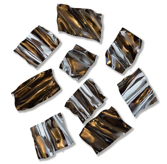 Scattered leaves In Bronze