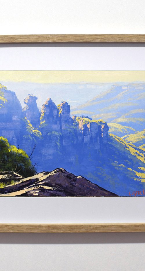 The Three Sisters Blue Mountains by Graham Gercken