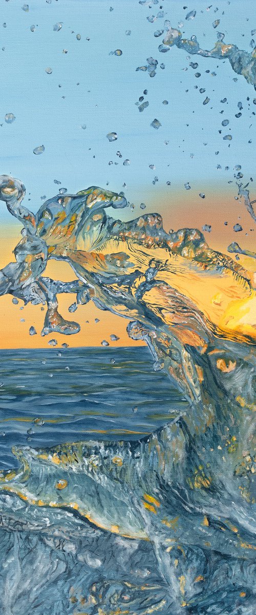 Ocean Splash by Sarah Vms Art