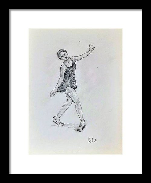 Ballerina Sketch 14 by Asha Shenoy