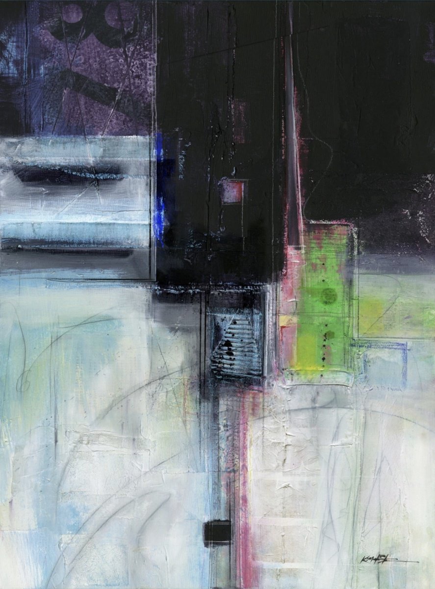 Expressive Painting , Secret Story 2 By Kathy Morton Stanion, 30 X 40, Artwork For Sale On Artfinder