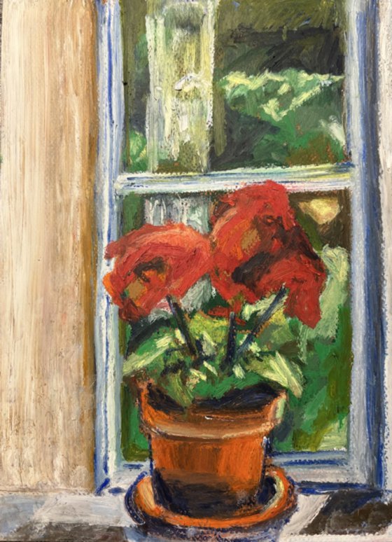 Flowers in the window