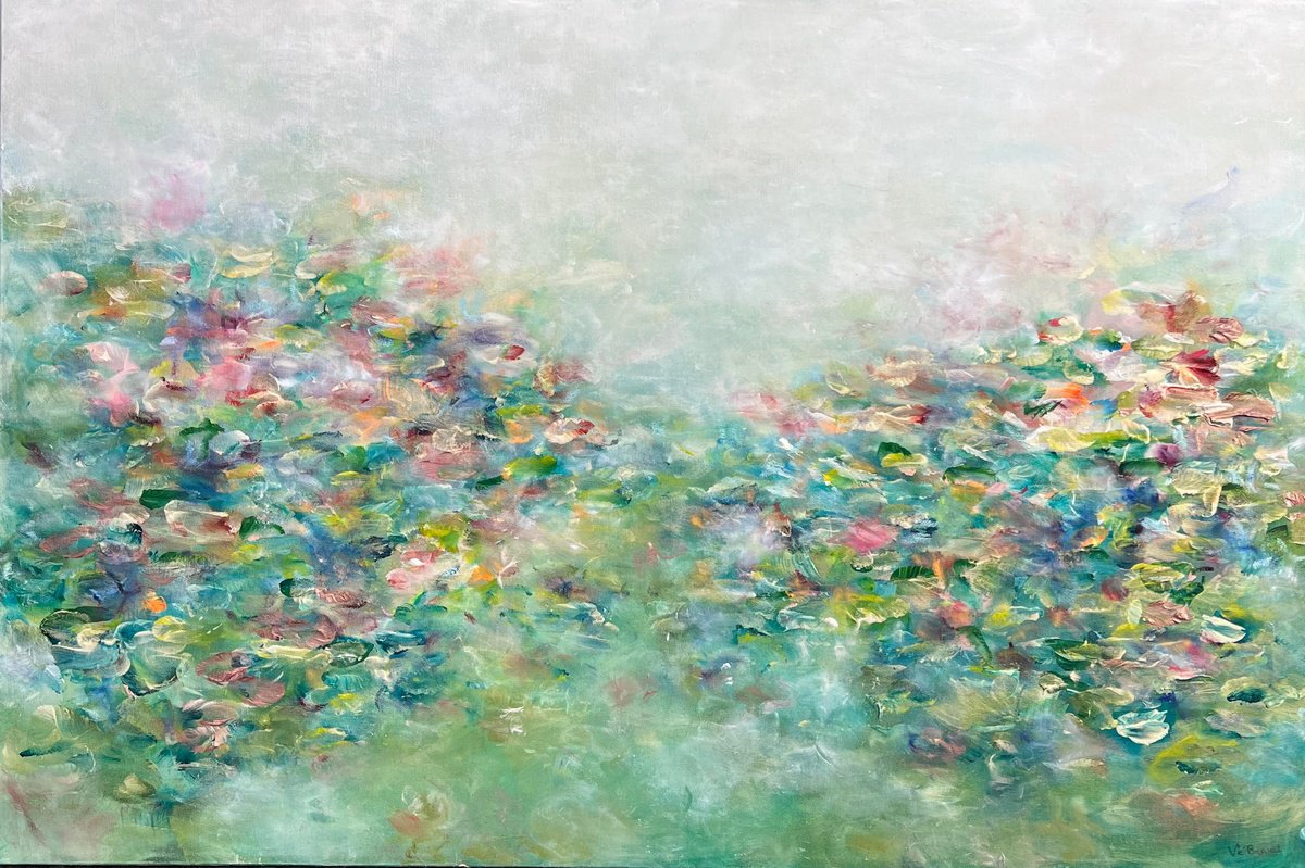 Symphony of Water lilies by Ve Boisvert