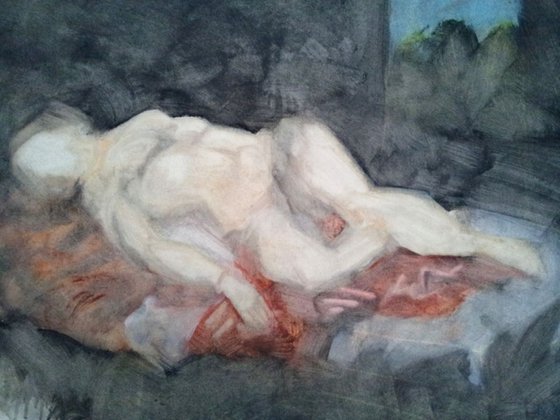 NUDE STUDY (After Diego Velázquez)
