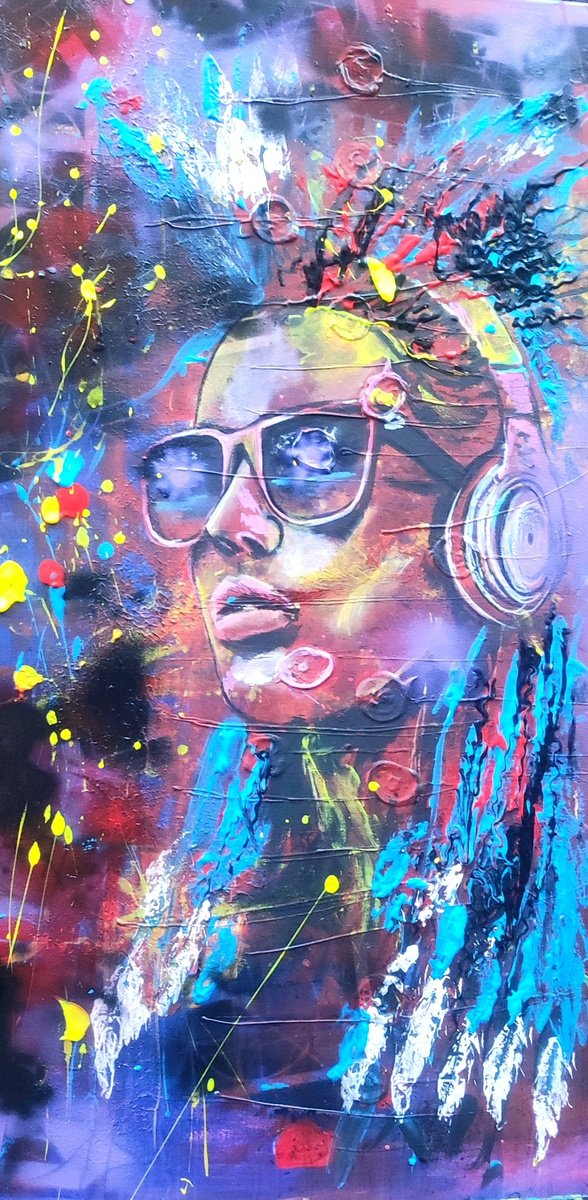 Vibes By Beata Harasim, 20 X 39, Artwork For Sale On Artfinder