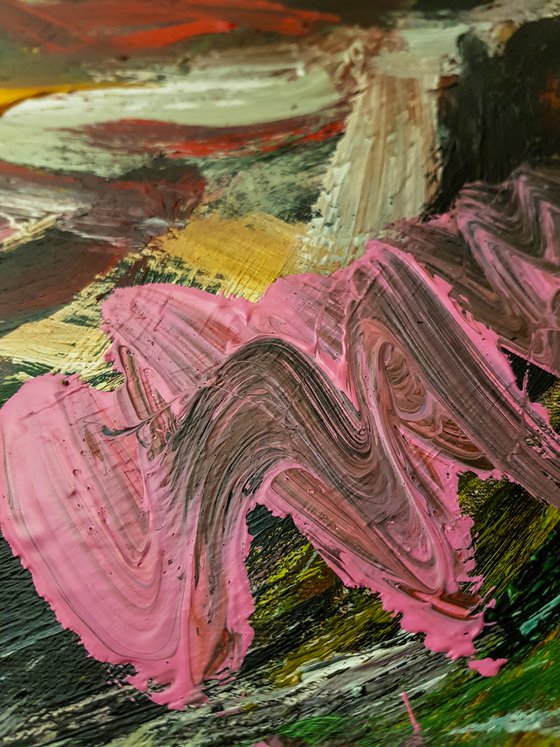 S. N-2 (XXL) - (H)130x(W)106 cm. Abstract Painting