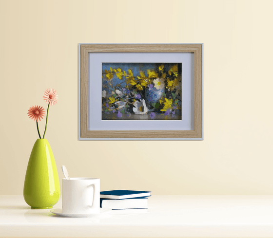 Spring Flowers in a Cup