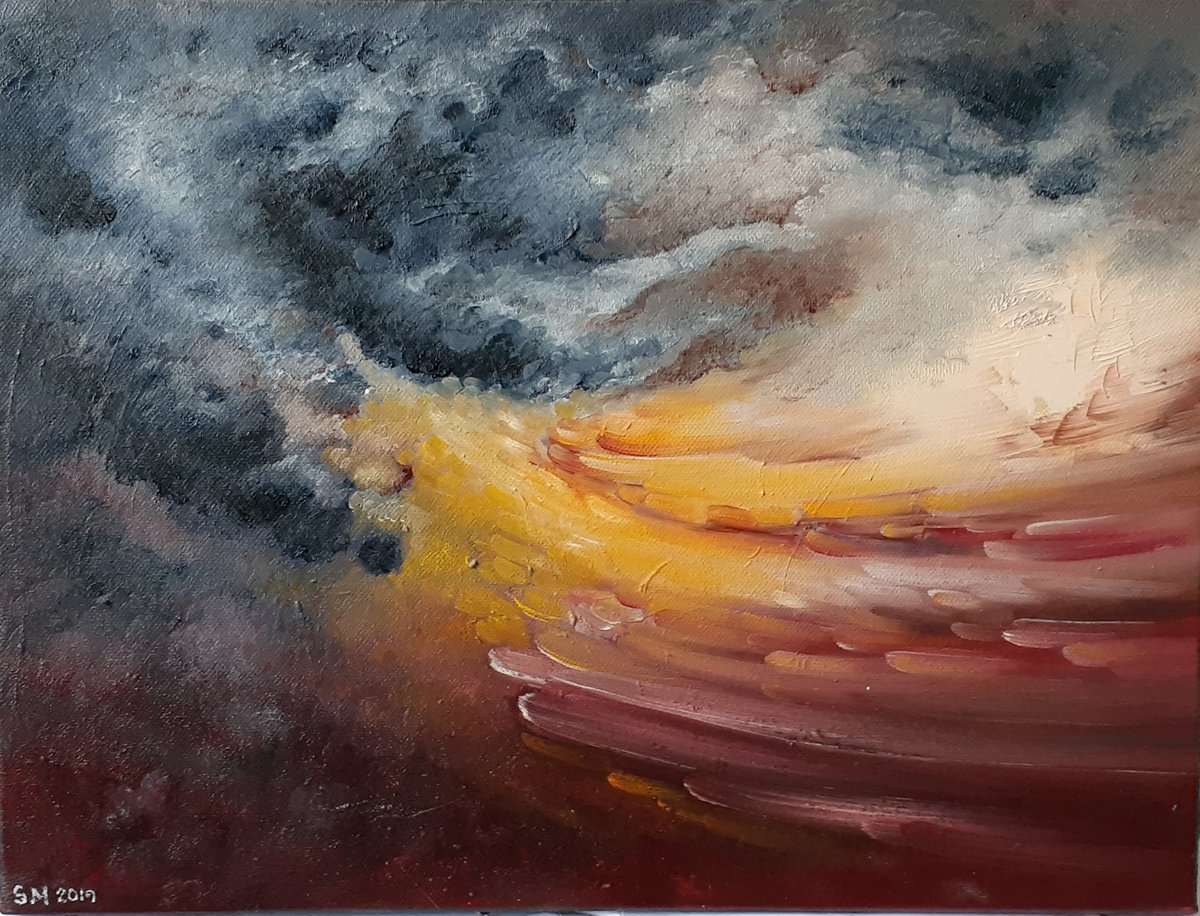 Ocean Of Storms 1 by Scott Maxwell Art