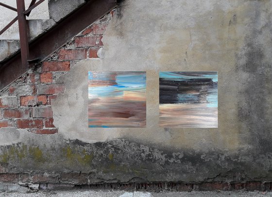 Diptych ''My Brushstrokes #1 and #2"