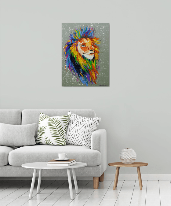 Rainbow Lion