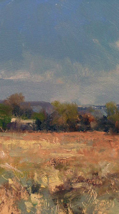 Autumn Field near Sisteron by Pascal Giroud