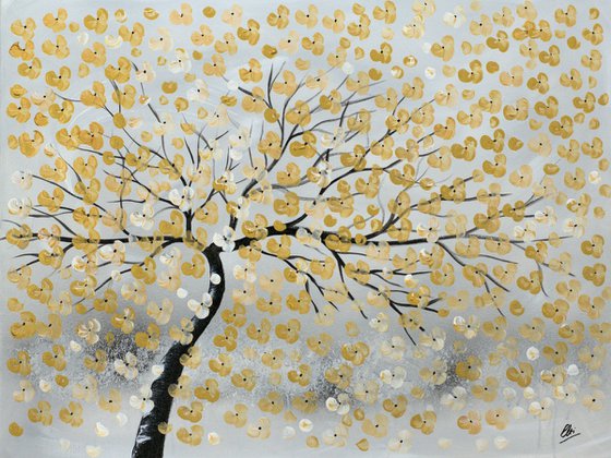 Golden Bloom Drift