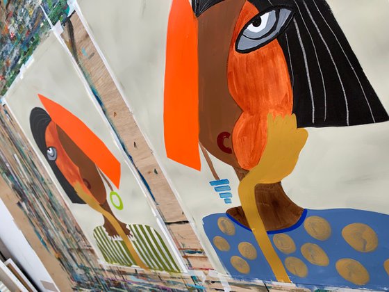 Contemplation (Diptych)