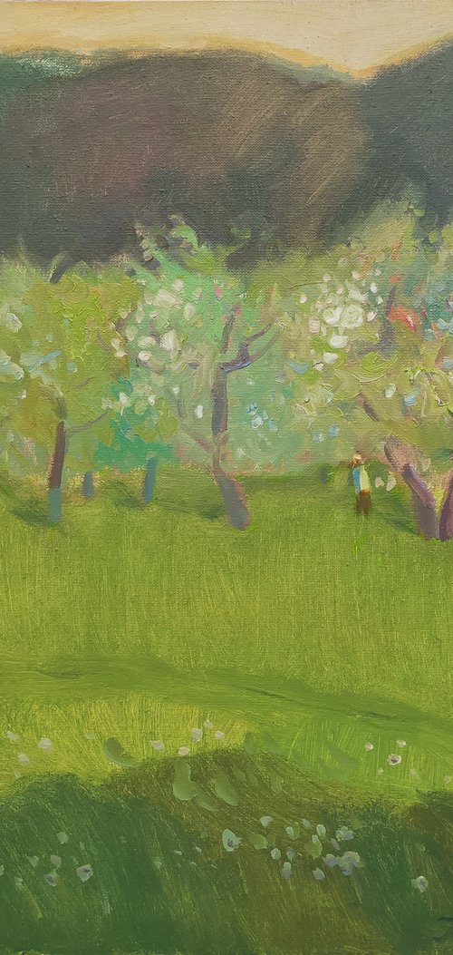 Apple orchard by Inna Pantelemonova