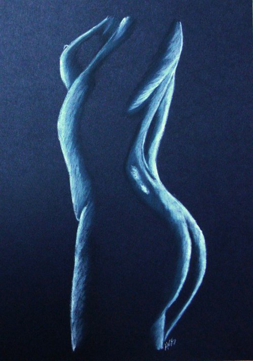 Nude 25 Blue by Angela Stanbridge