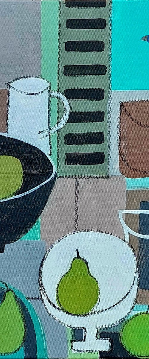 Still Life with a Blue Bird by Jan Rippingham