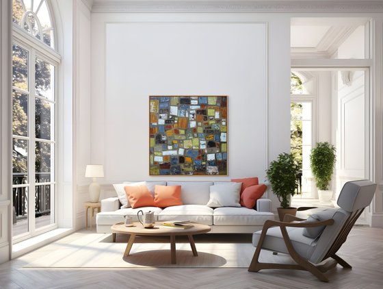 Abstract in Earth Tones