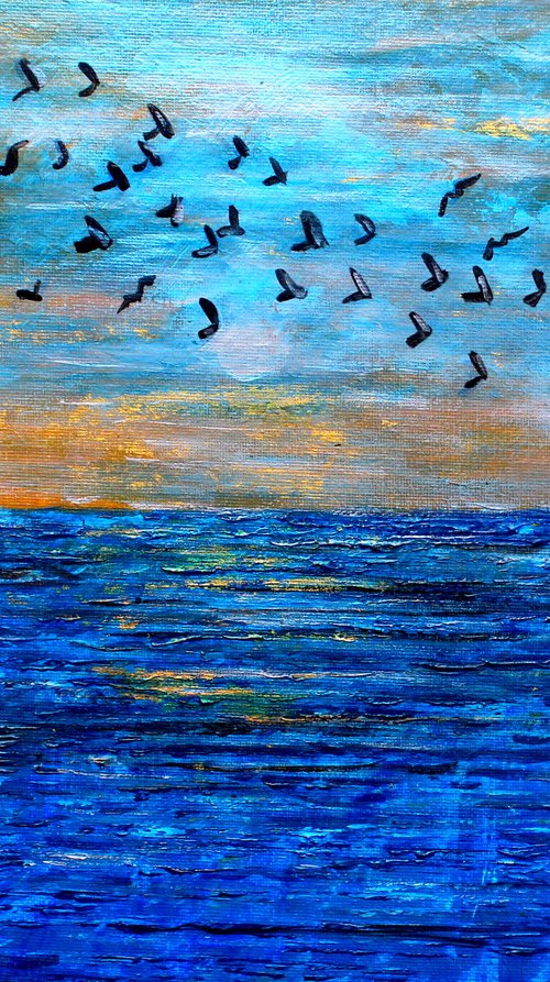 Golden Skies I by Paul J Best