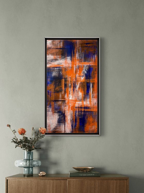 Echoes of Fire 50x90х2 cm