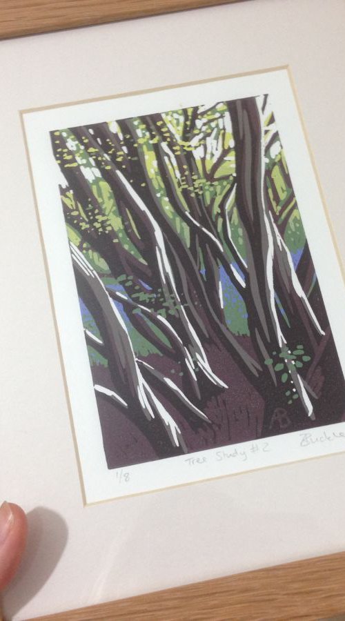 Tree Study #2, framed by Alexandra Buckle