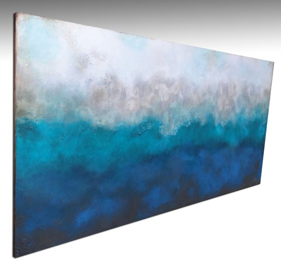 seascaping blue (140 x 70 cm)